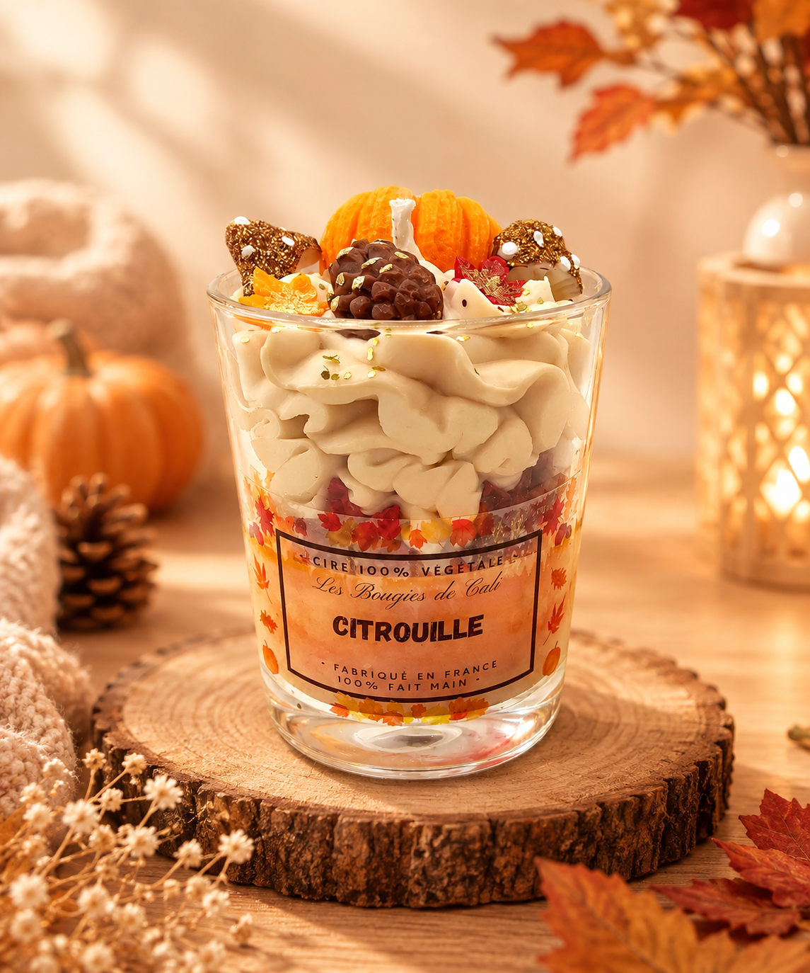 Bougie douceur d'automne