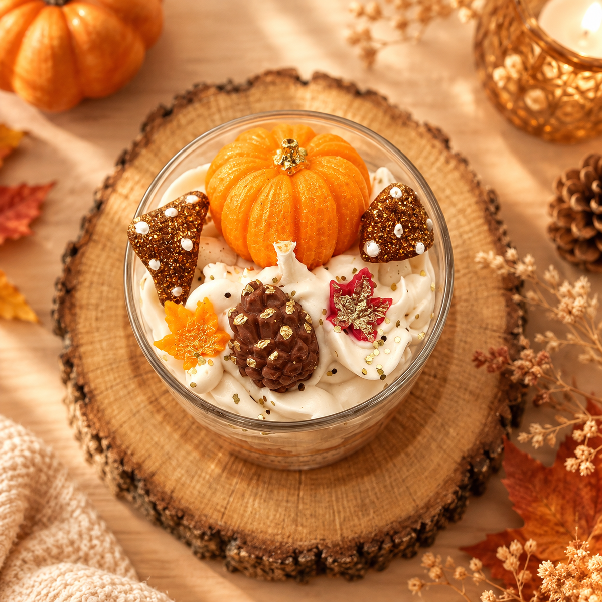 Bougie douceur d'automne