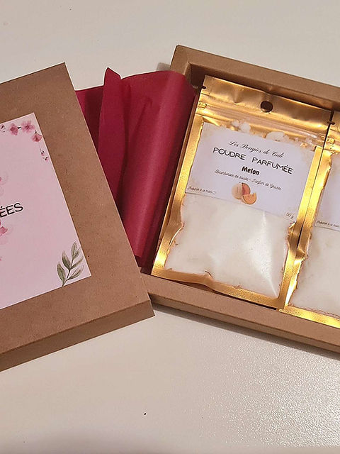 Box poudres parfumées x6 parfums aléatoires