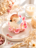 Bougie moulée oiseau