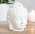 Brûleur bouddha blanc mat