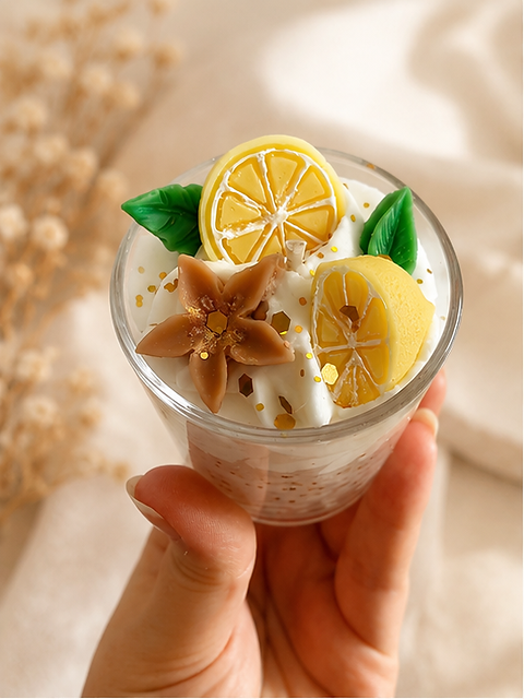 Petite bougie citrons (2 modèles)