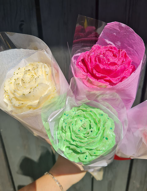 Fondant fleur sur tige