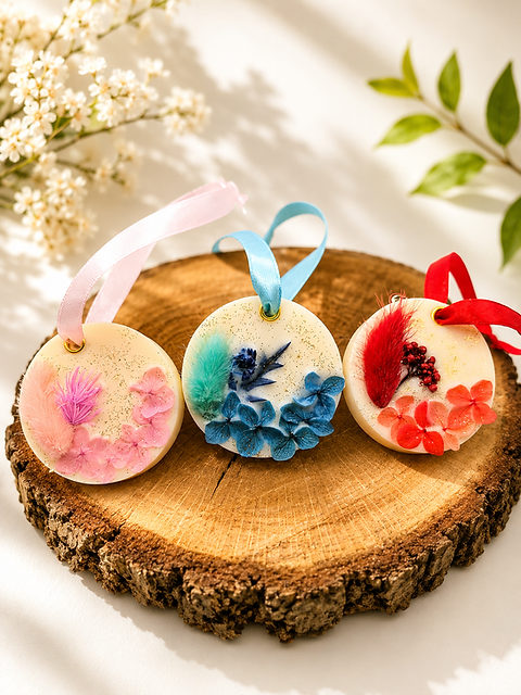 Suspension parfumée pour armoire fleurs séchées